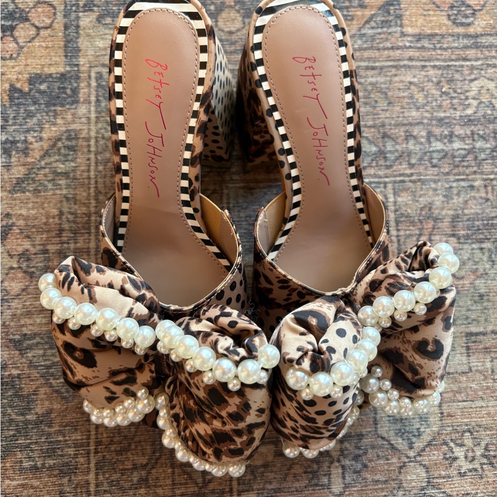 Betsey Johnson Leopard Print Women's Shoes